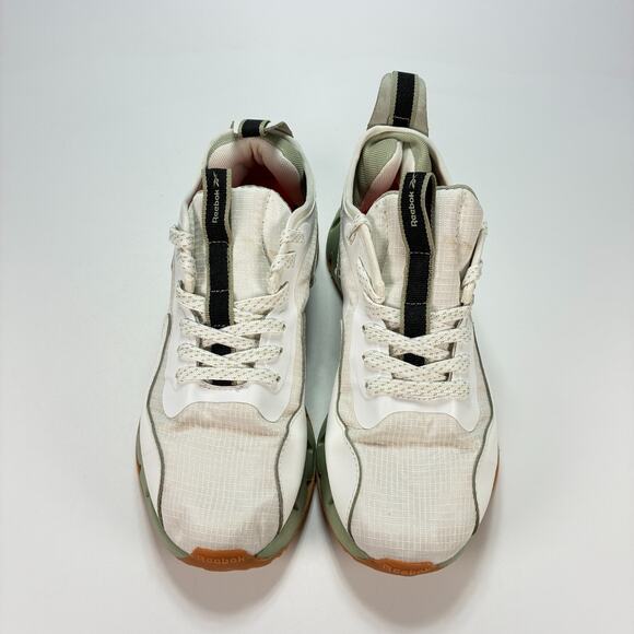 Reebok Zig Dynamica White Light Green Running Shoes FFC0096069 Women’s Size 8 - Picture 3 of 11